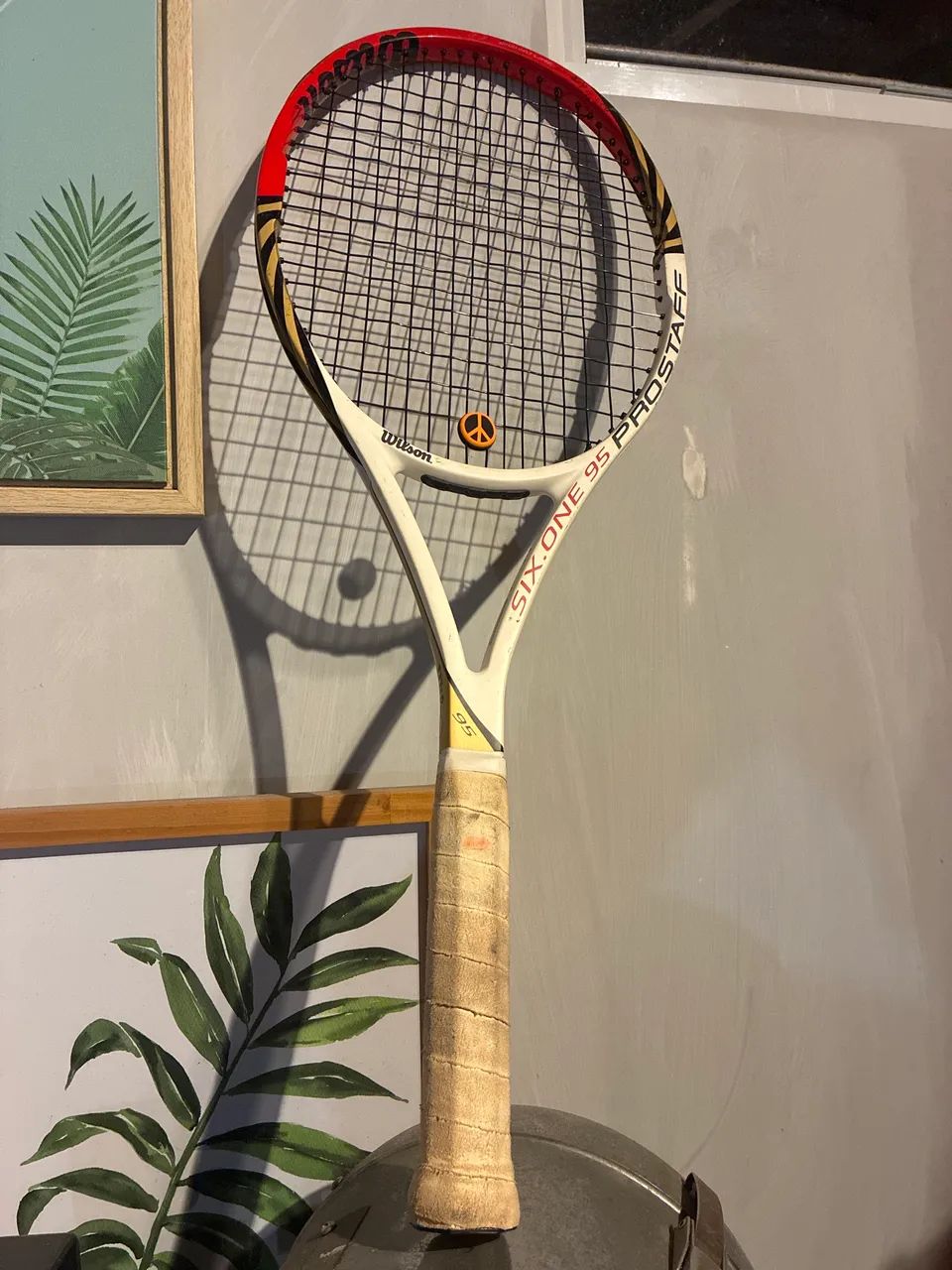 Pro lab Wilson SIX ONE 95 G3 中古美品 Raquete Wilson Pro Staff six.one 95 - Esportes de Quadra e Ao Ar