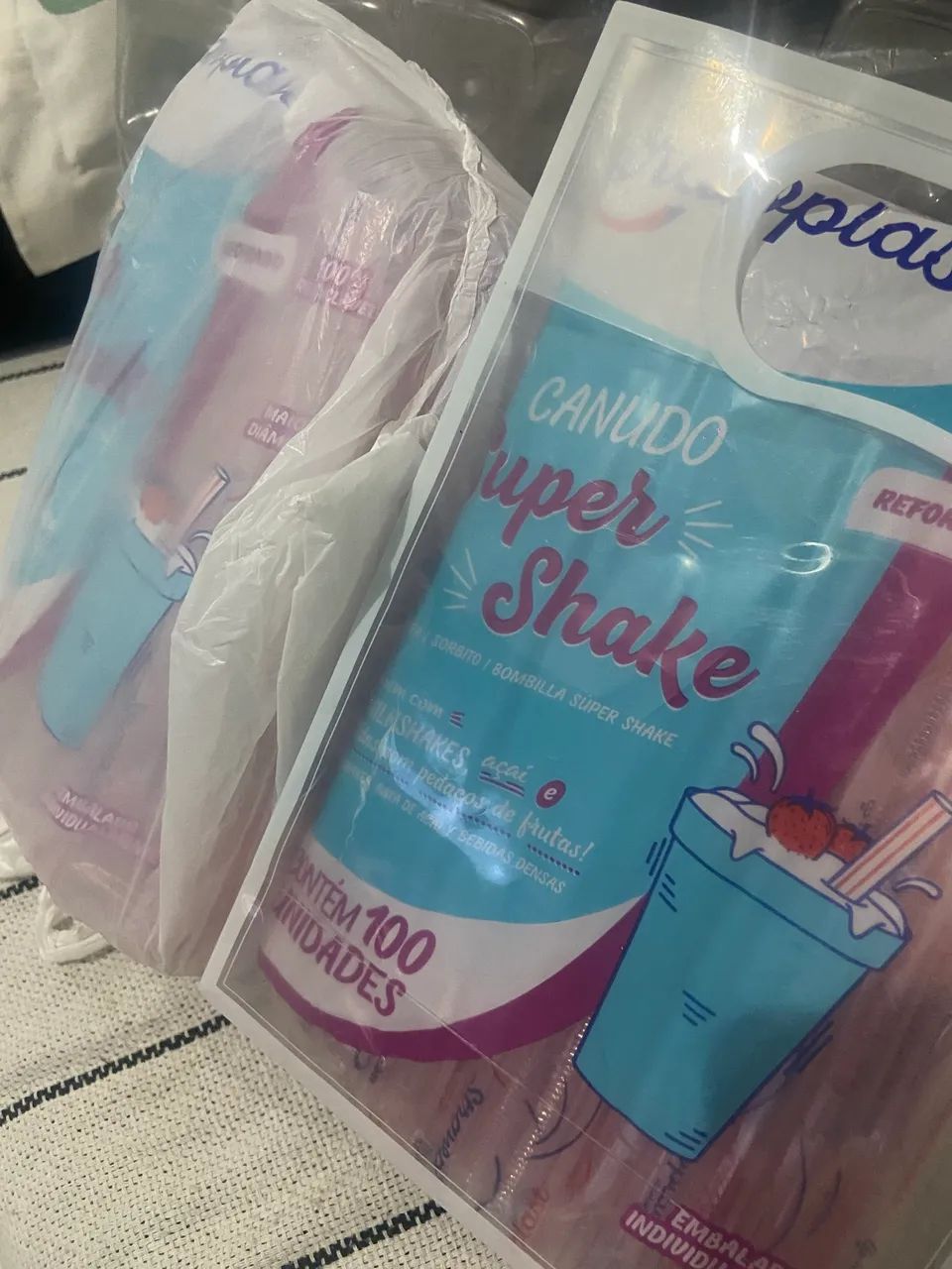 Garrafa de açaí 300ml e kit  - Foto 3
