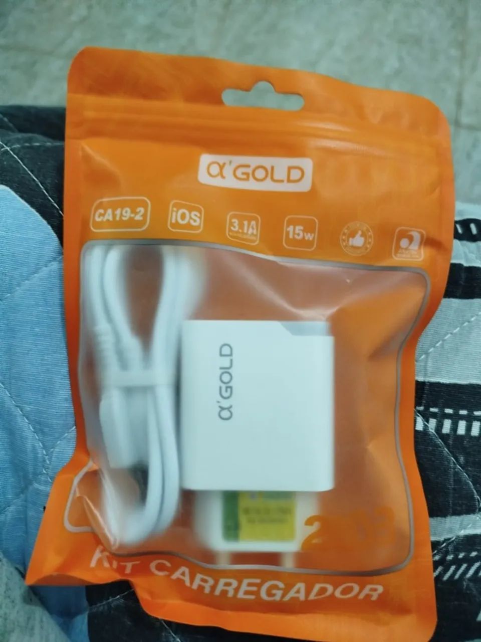 Kit Carregador Rápido para iPhone