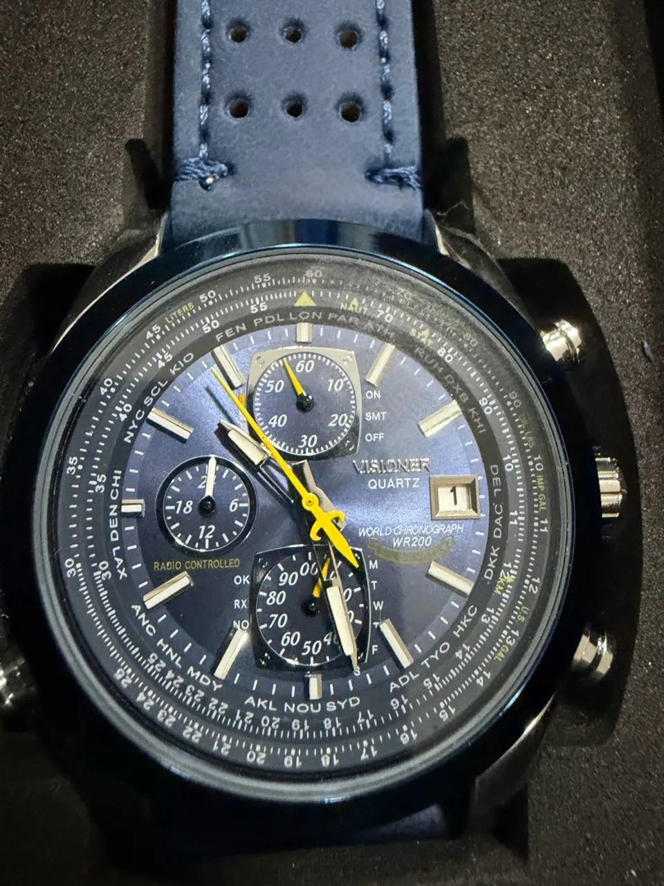 Relógio visioner original quartz novo - Foto 4