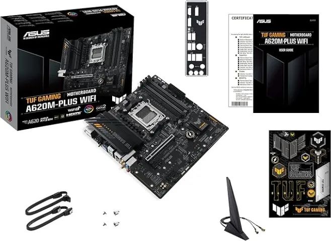 Placa Mãe Am5 A620 Asus tuf com Wifi - Foto 2