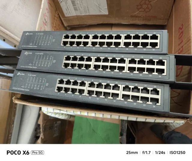 Vendo Switch Gigabit 24 Portas usado.