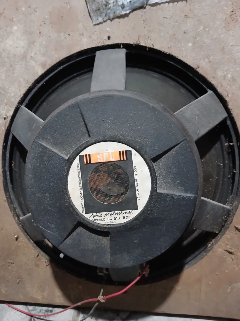 ?Alto falante 18 polegadas Schmitz SG 518 de 8 Ohms, - Foto 2