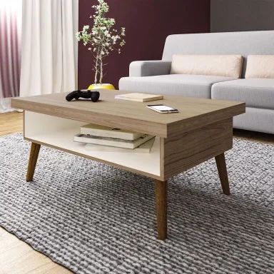 CONJUNTO RACK + MESA DE CENTRO + APARADOR - Foto 4