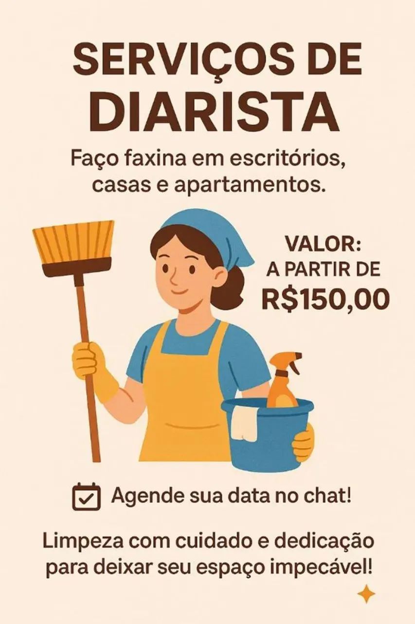 Diarista disponível 