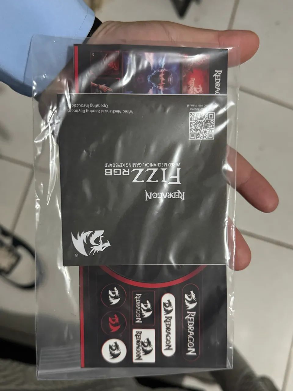 Teclado mecânico Fizz K617 white - Foto 3