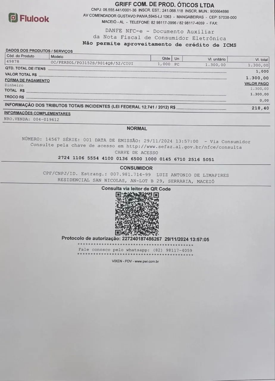 Óculos Persol  - Foto 3