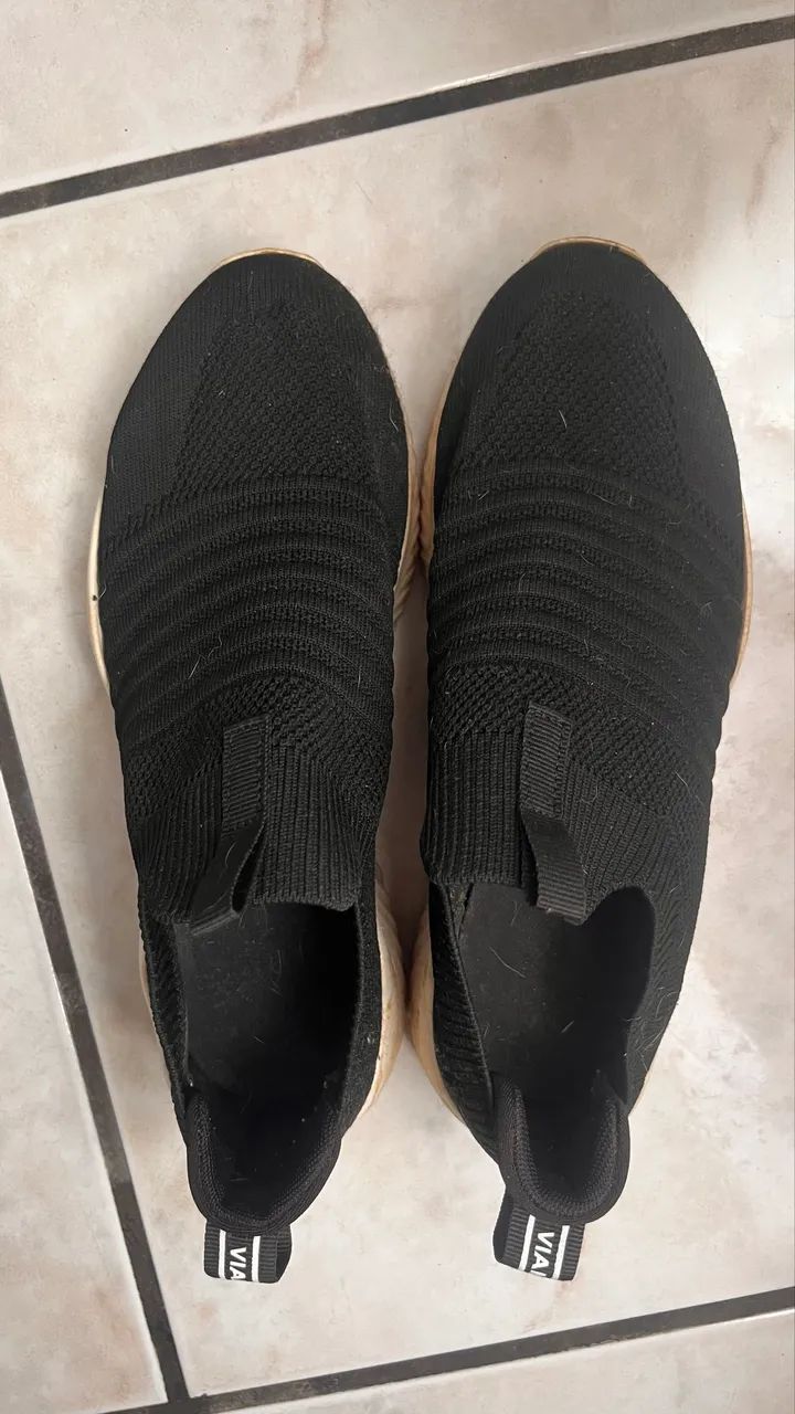 Tênis Viamarte preto 36 - Foto 2