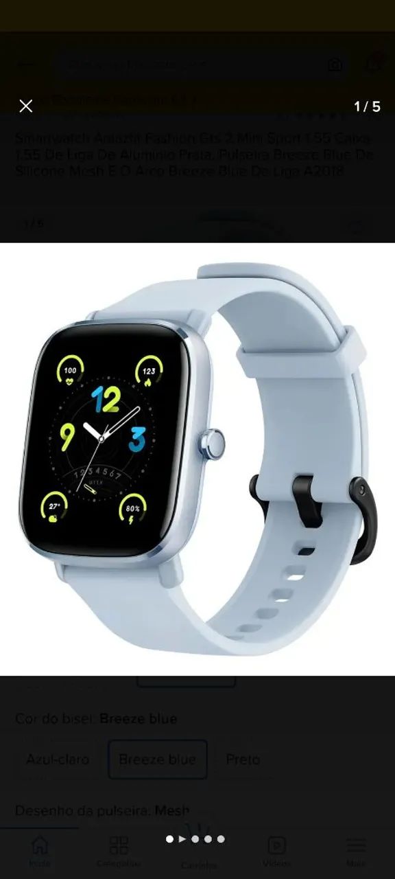 Relógio amazfit