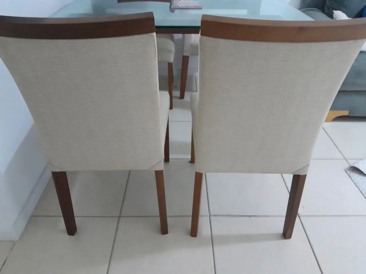 Cadeiras estofadas