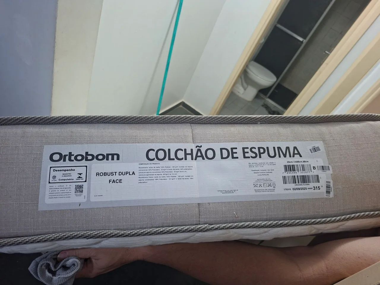 Colchao de solteiro ortobom - Foto 2