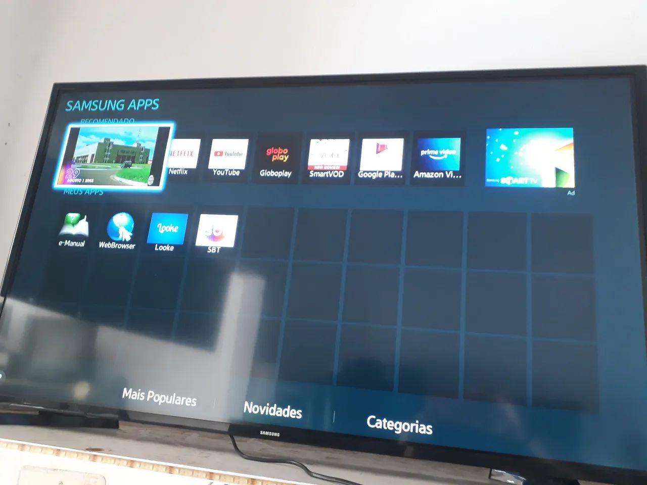 Vendo TV Samsung 48 polegadas smart completa