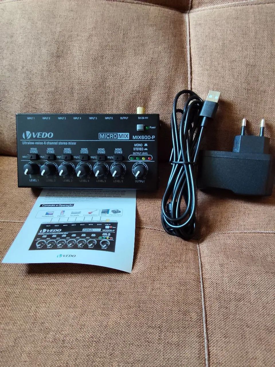 Micro Mixer 6 canais  - Foto 2