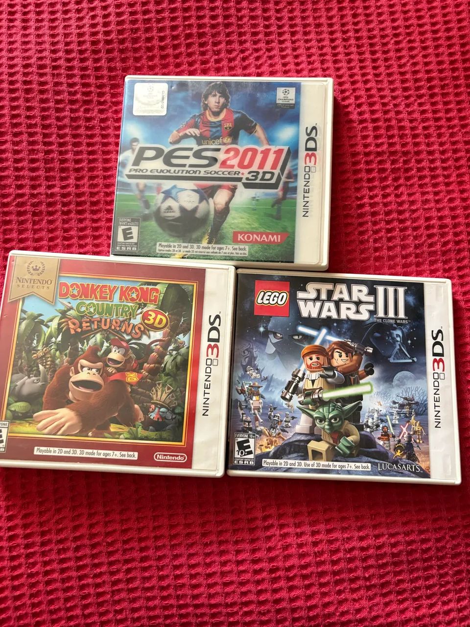 Lote de jogos 3DS
