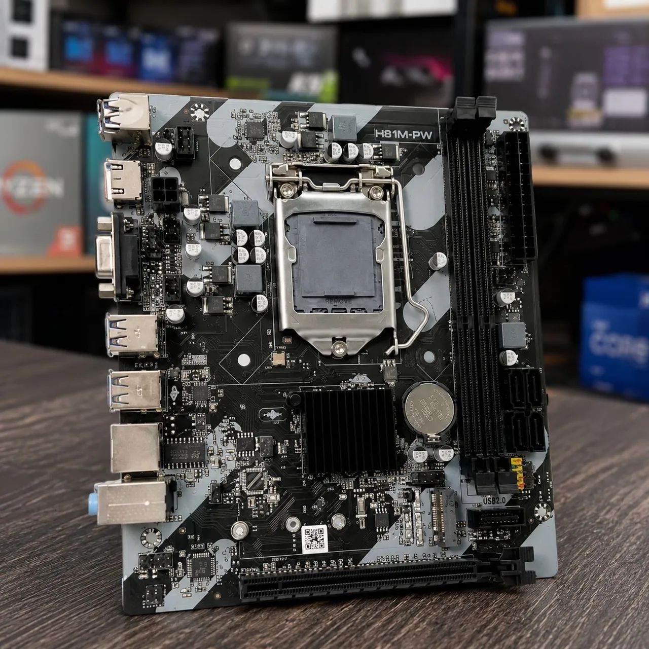 Placa-Mãe H61M-PW LGA 1155 - Nova