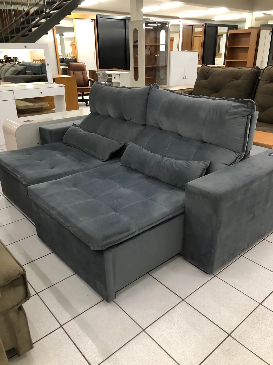 Sofá retratil e reclinavel NOVO 1699 - Foto 2