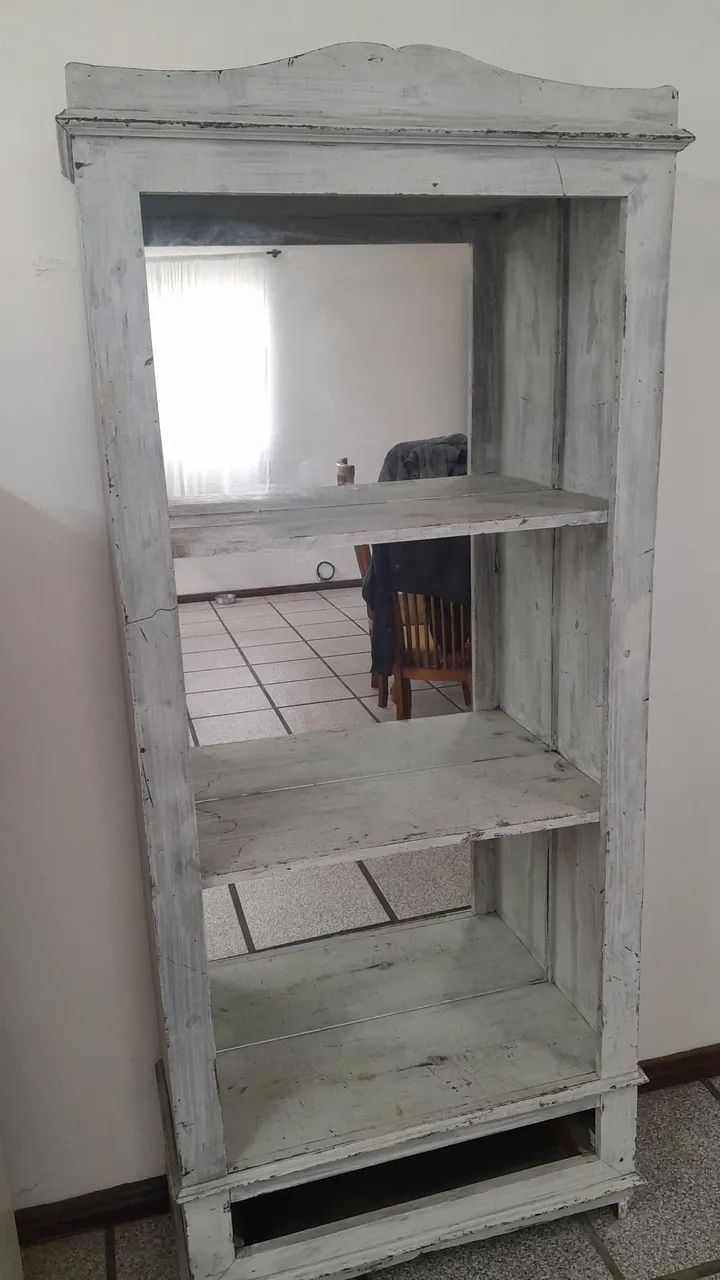 Estante organizadora + itens