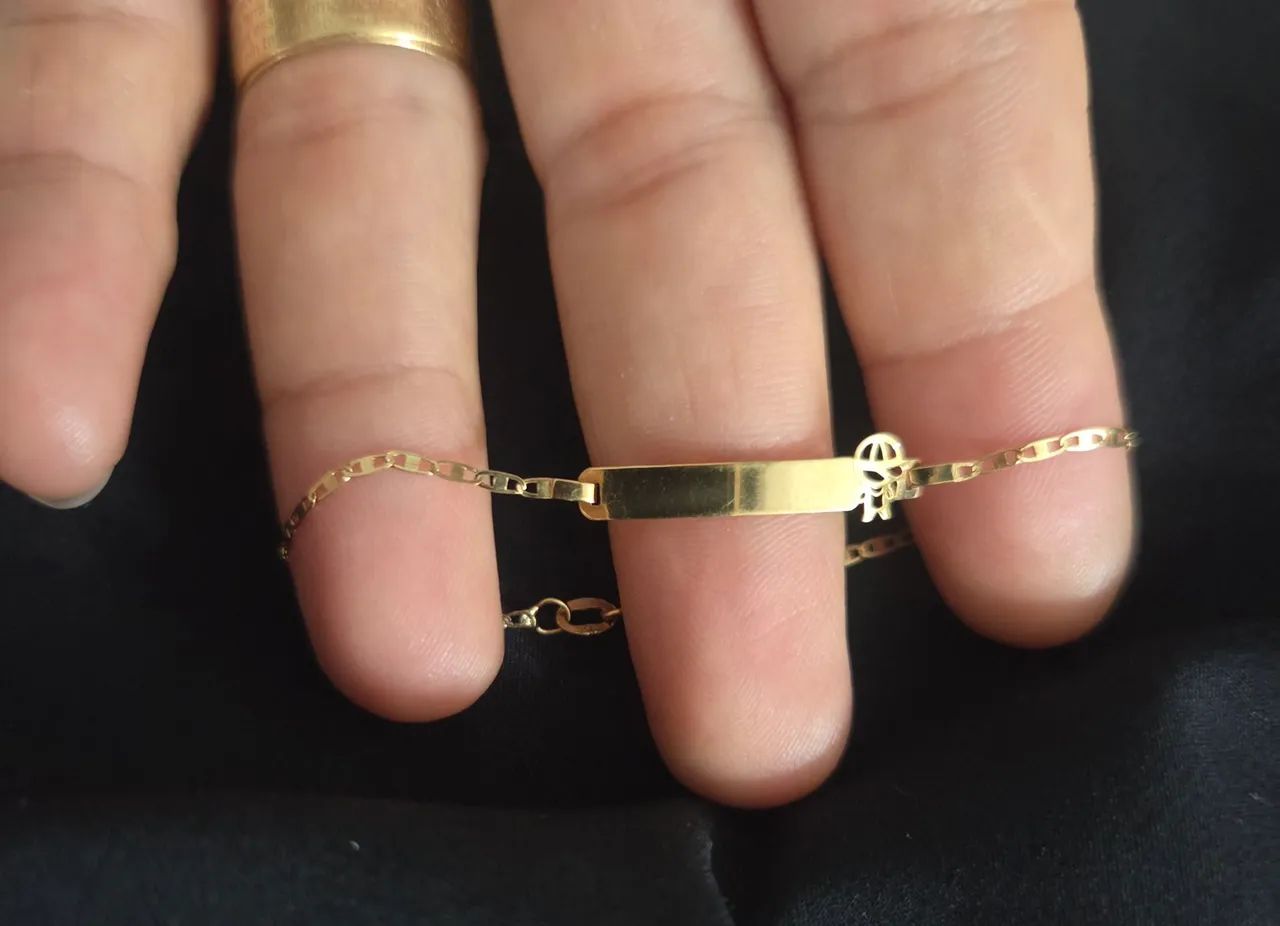 Pulseira ouro infantil  - Foto 4