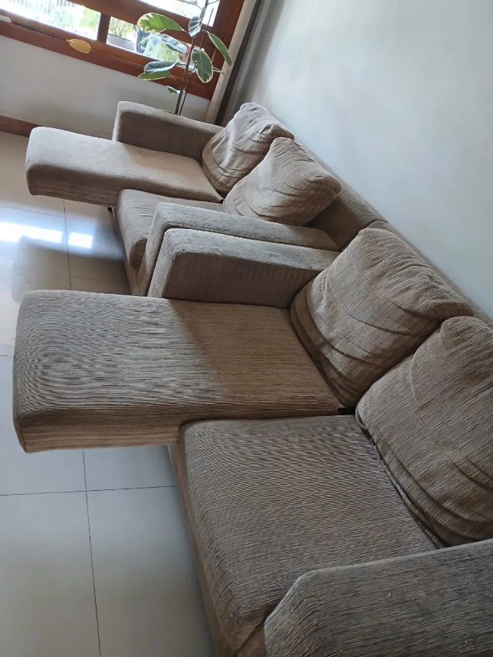 Sofás 2 Lugares Retráteis Marrom65579518405378122