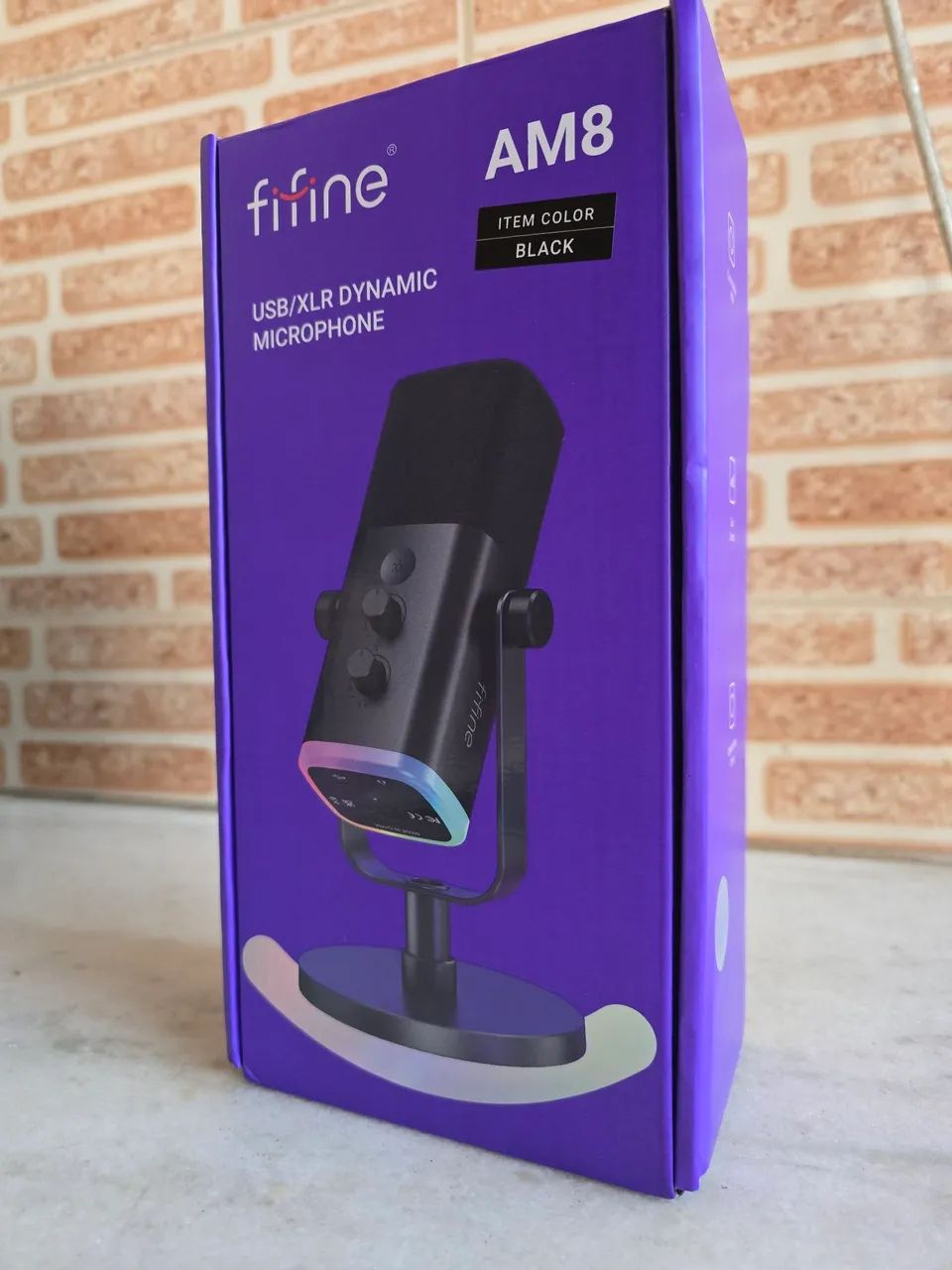 NOVO Microfone Fifine AM8 Preto - Foto 2