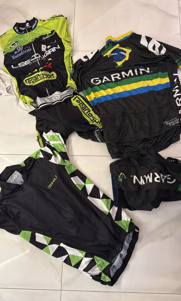 Roupas de ciclismo masculinas 