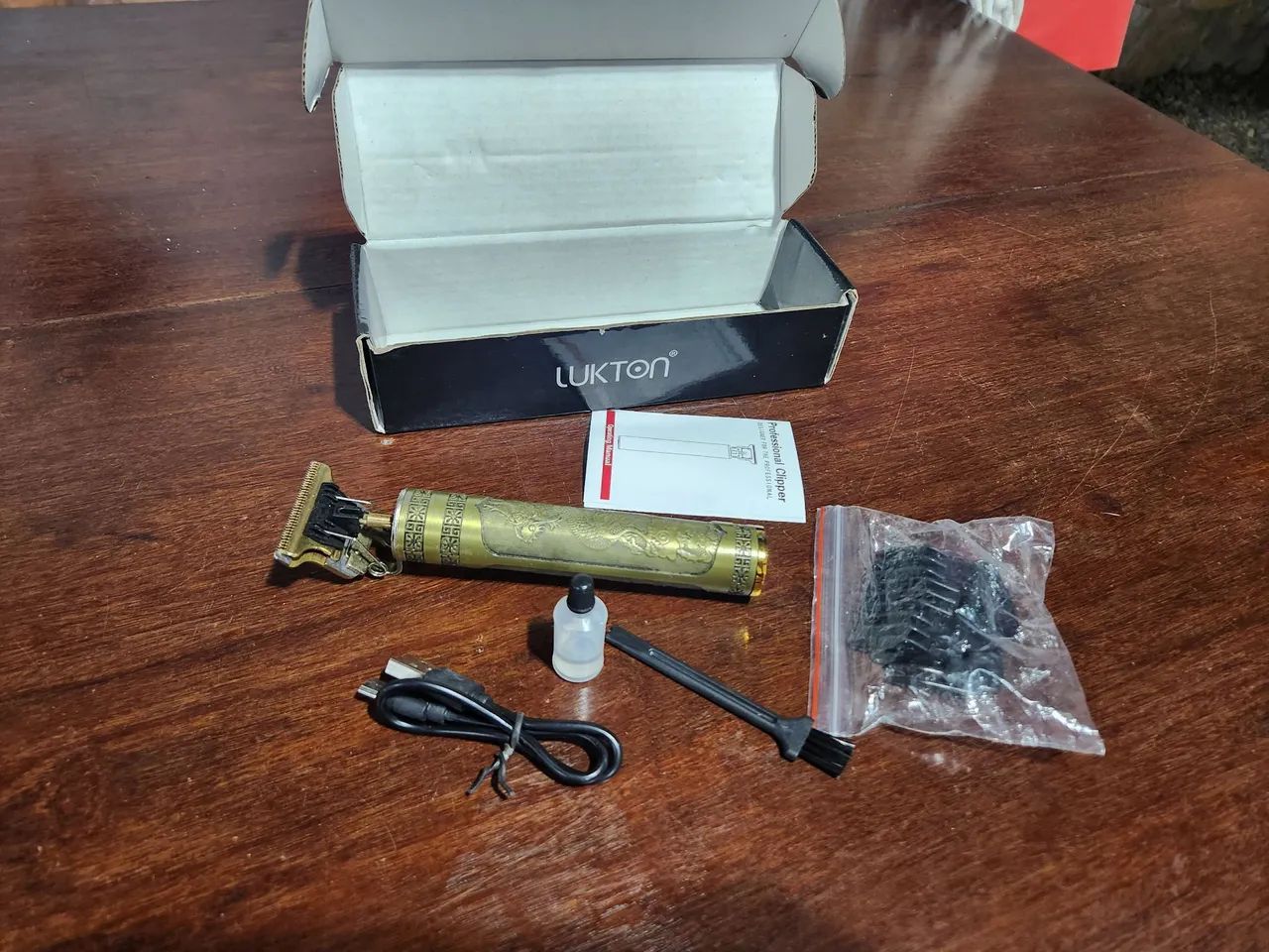 Máquina de barbear profissional Lukton - Foto 2