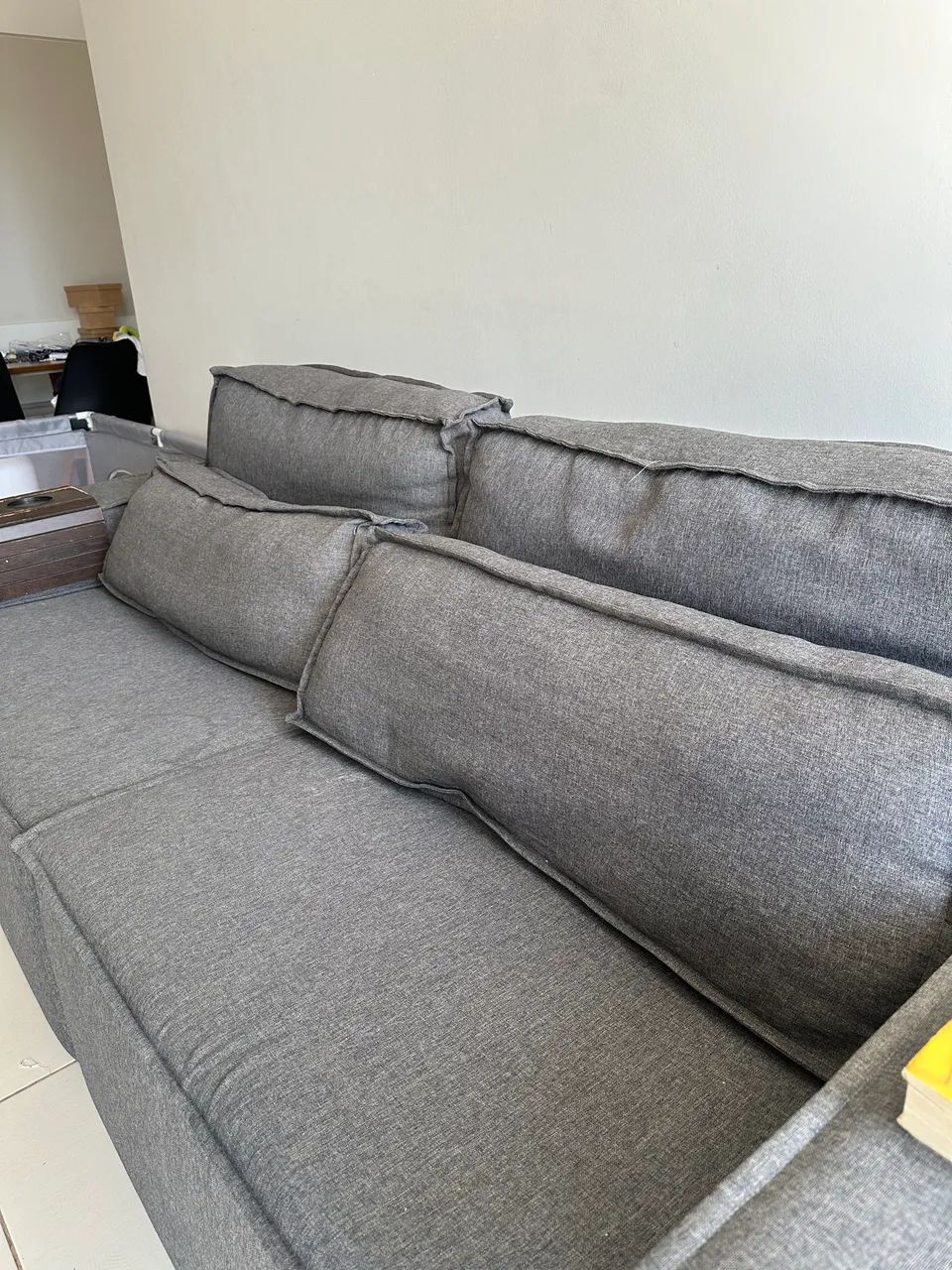 Sofá retrátil de Linho ( 2.20 m x 0.90 ) - Foto 3
