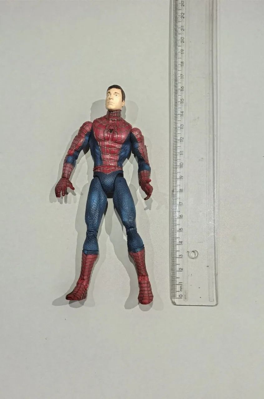 Boneco Homem-Aranha Wrestler Tobey Spider Man Filme 2002 Toy Biz