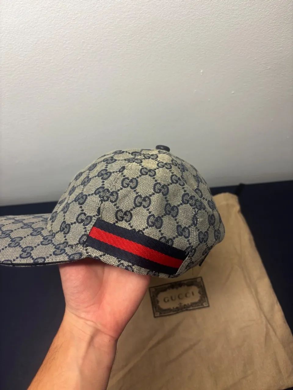 Boné Gucci canvas - Foto 2