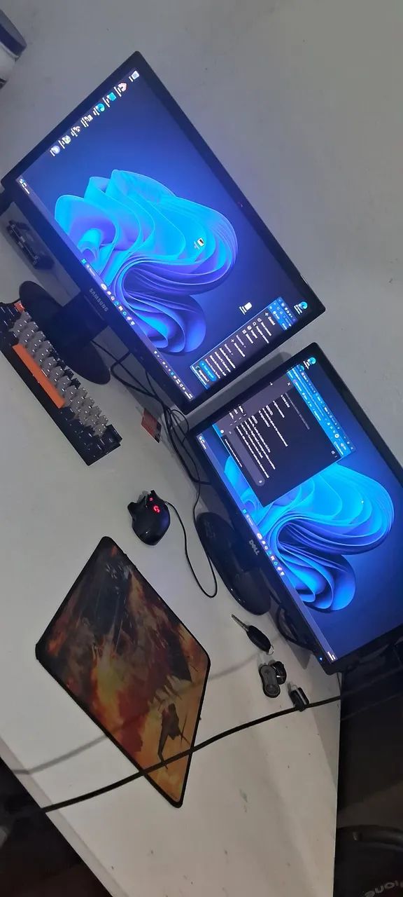 PCPC Gamer Completo + Periféricos + 2 Monitores - Foto 3