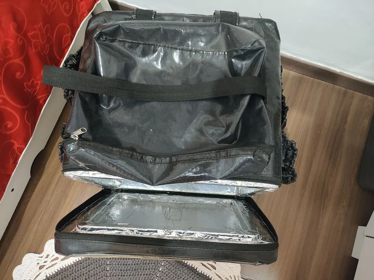 Bag para Entrega Impermeável Preta - Foto 4