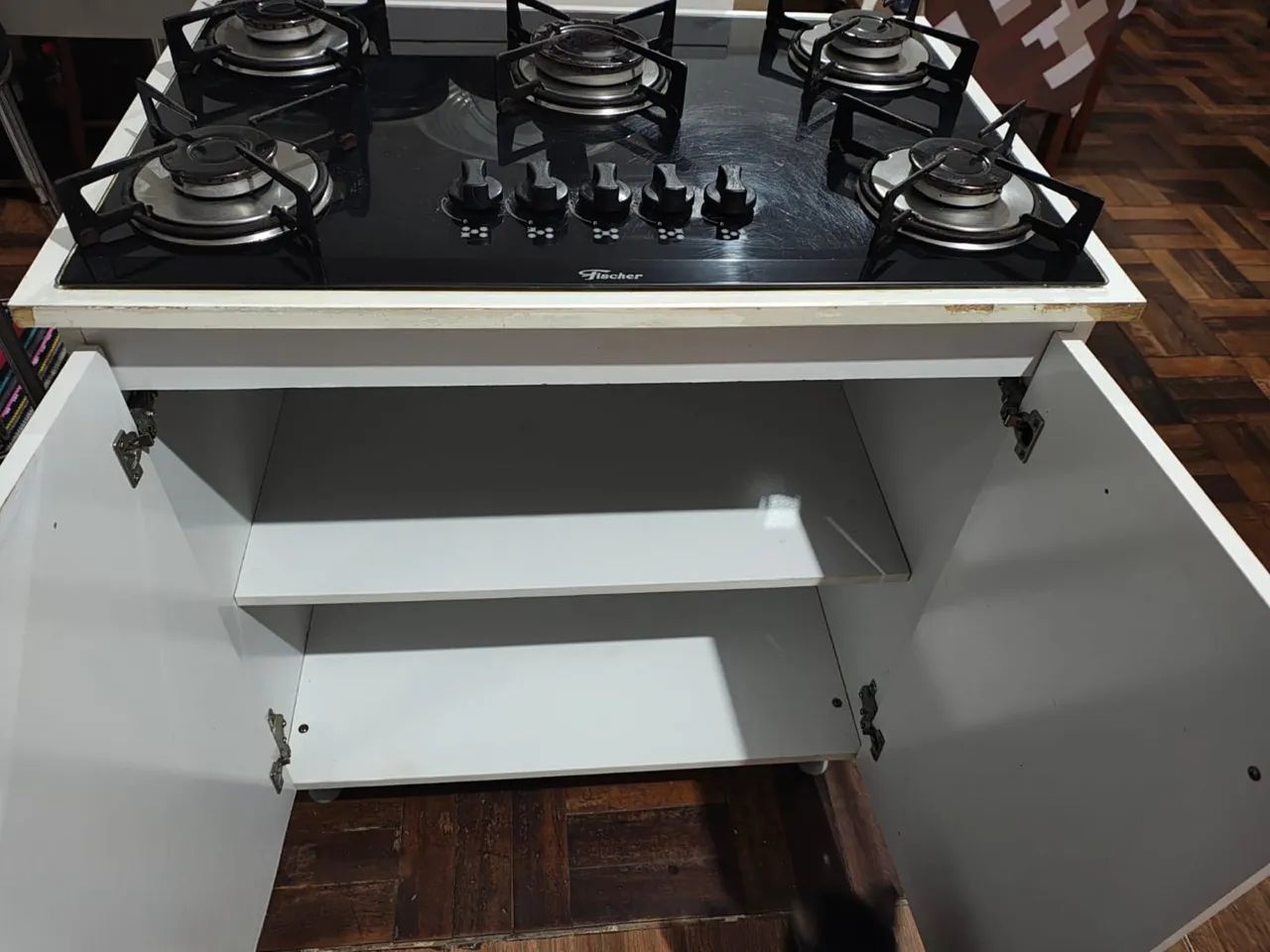 Fogão Cooktop Fischer com balcão - Foto 4