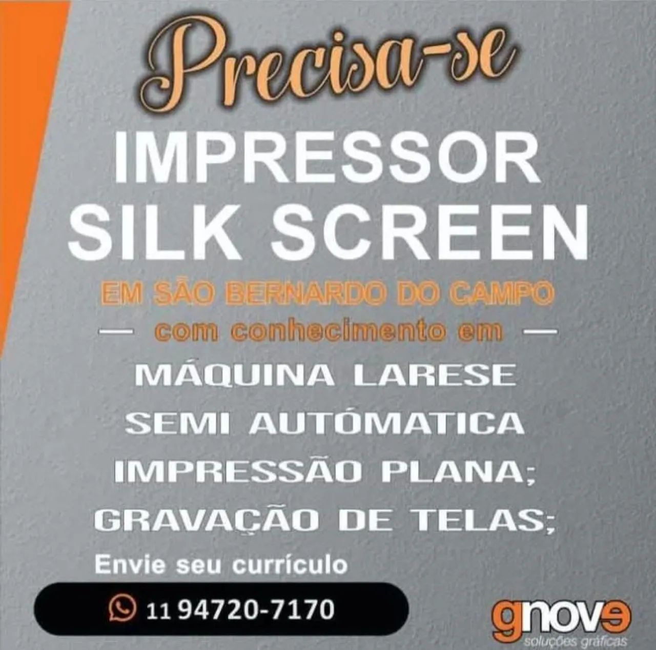 Impressor Silk Screen 