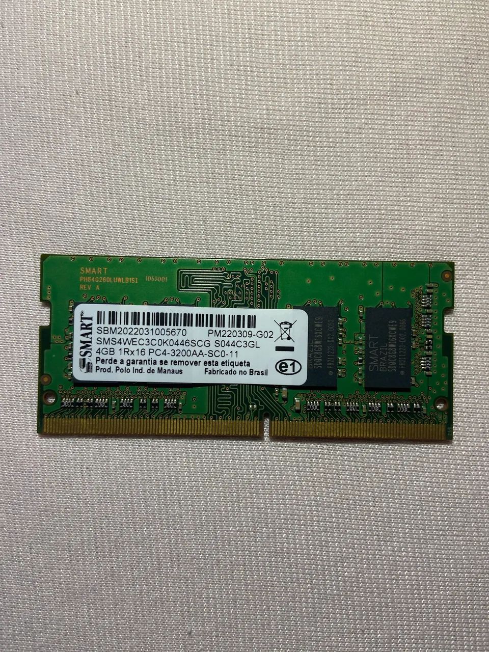 Memória RAM DDR4 4GB65690774997889120