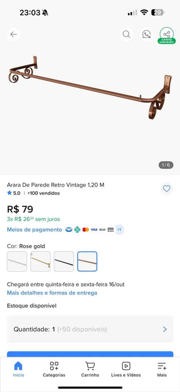 Vendo arara para loja  - Foto 3