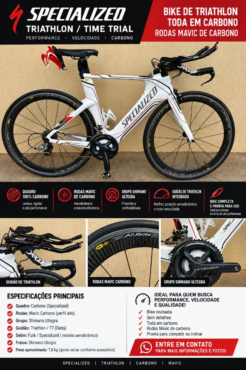 Specialized shiv carbono TT