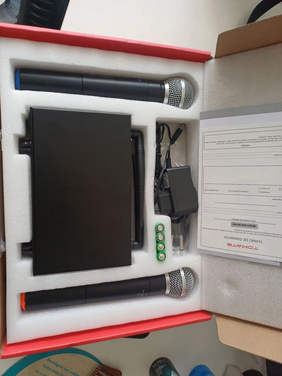 Microfone duplo sem fio TOMATE - Foto 2