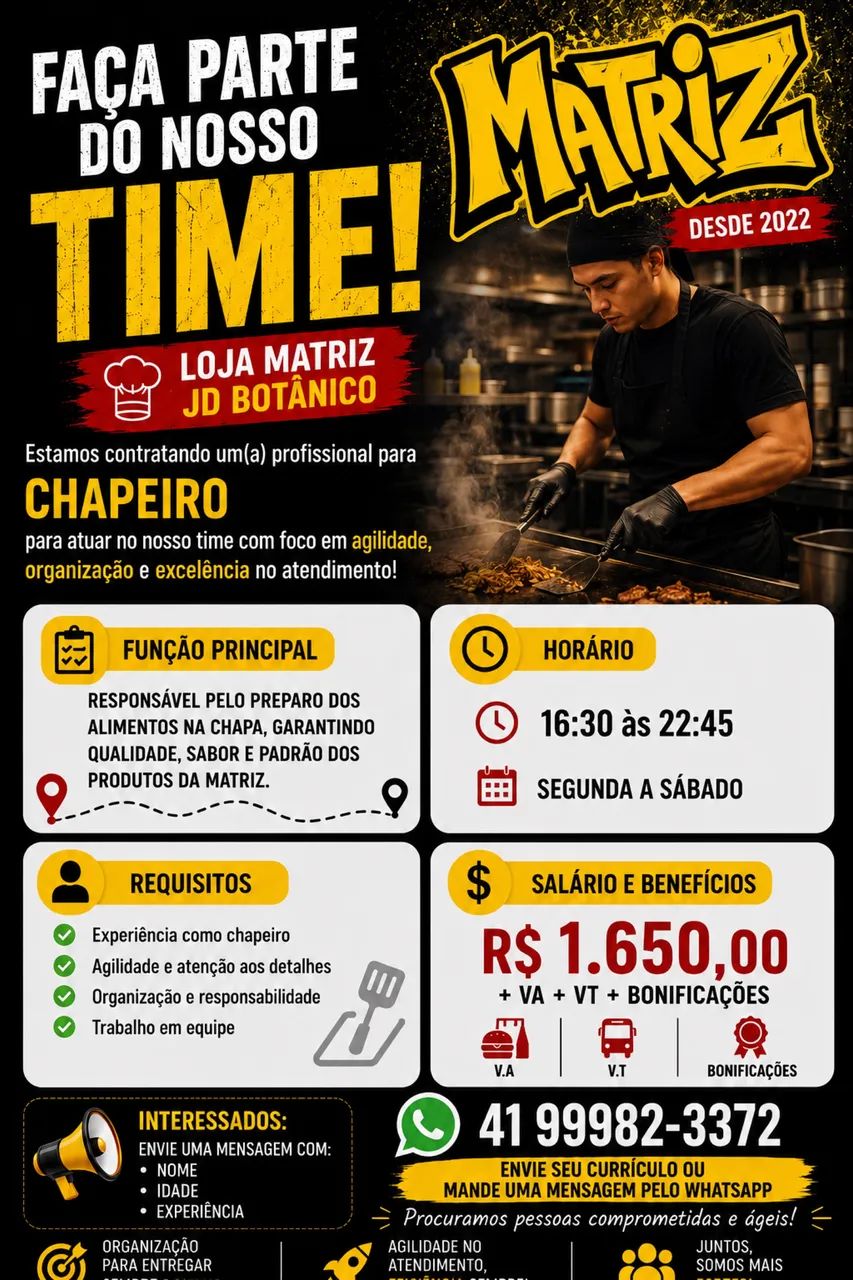 VAGA PARA CHAPEIRO - JD BOTANICO 