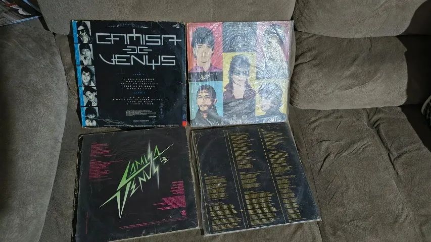 Coleção de Discos de Vinil Camisa de Vênus Autografados - Foto 4