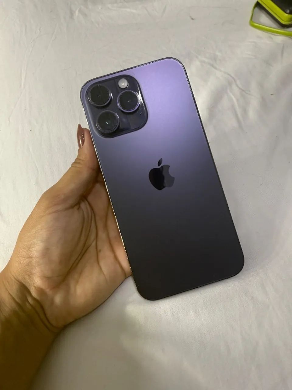 Iphone 14proMax 256gb roxo em excelente estado - Foto 2