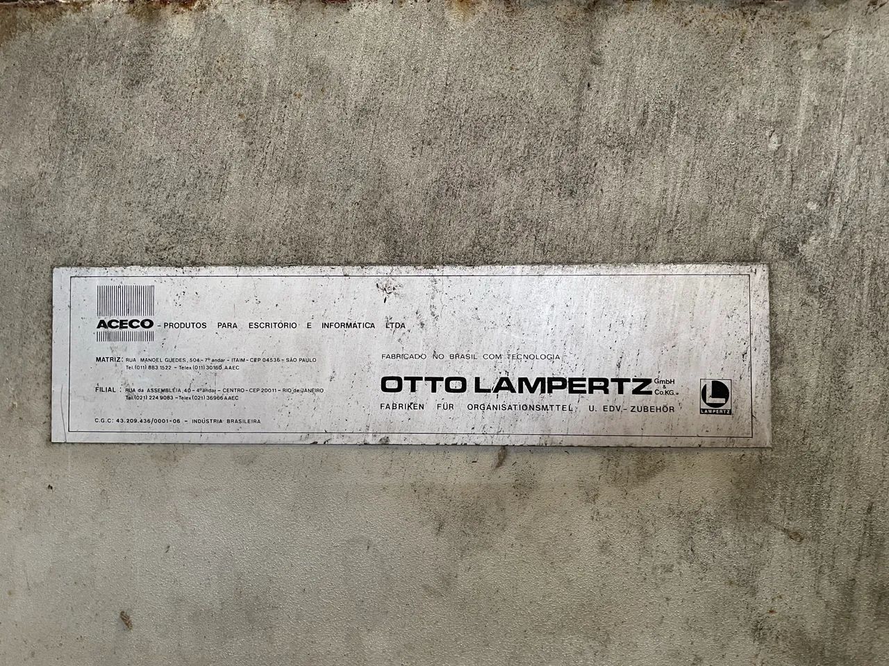 Cofre data alemão Otto lampertz  - Foto 3
