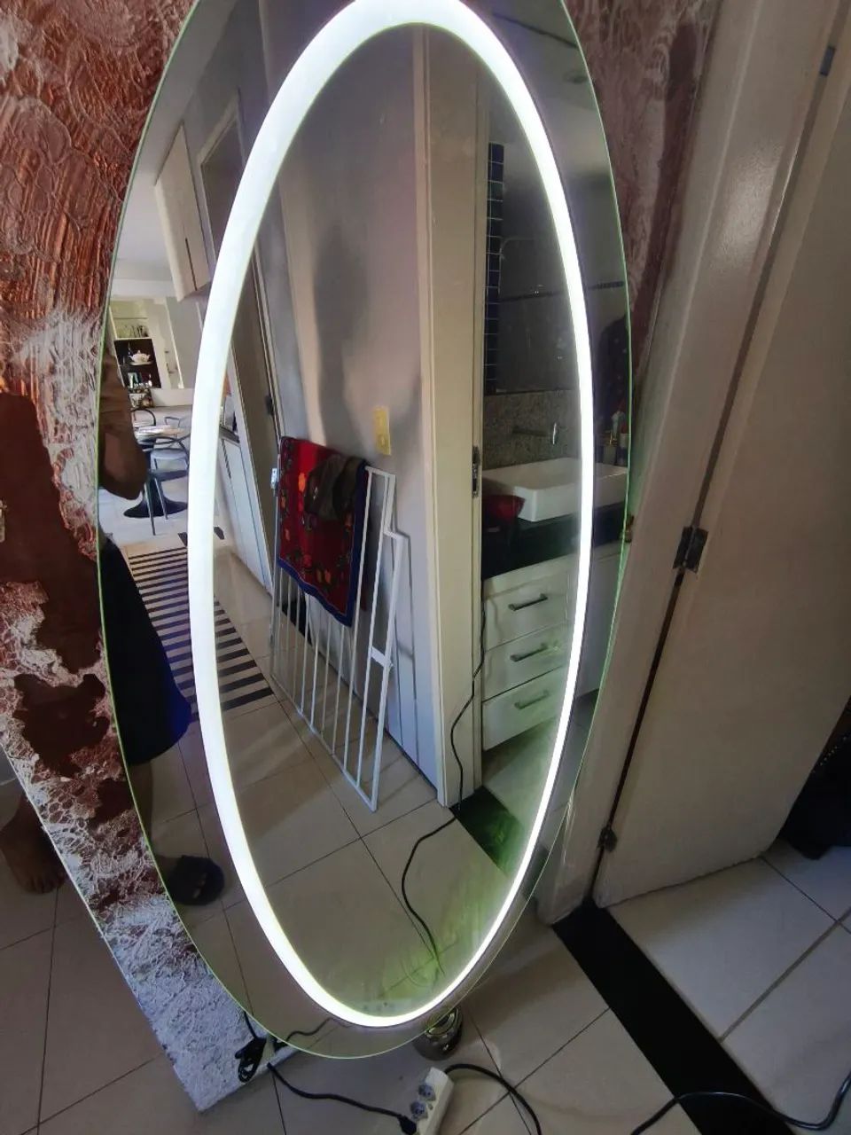 Espelho oval em LED  - Foto 5