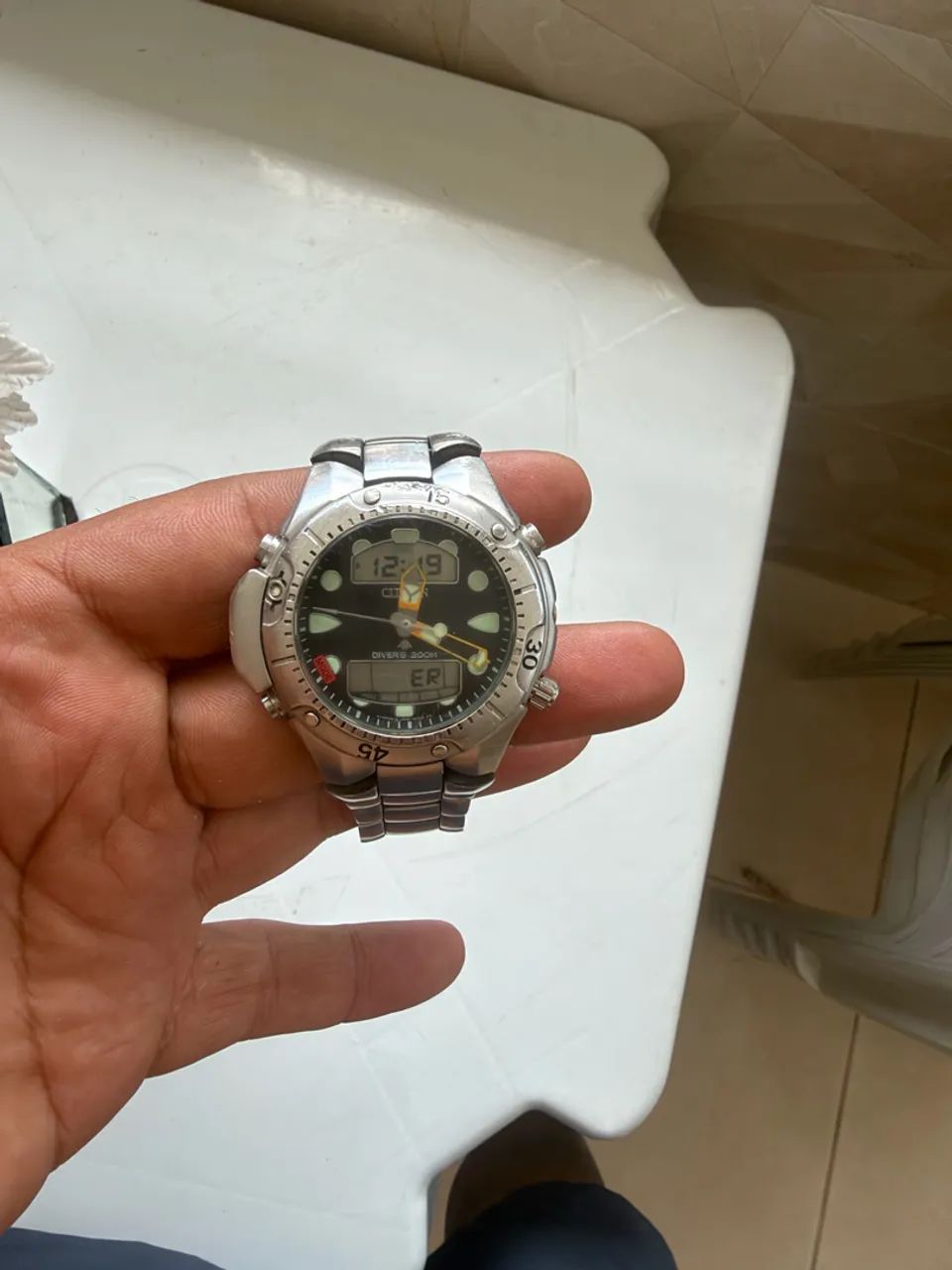 Relógio Citzen aqua 3 sensor off