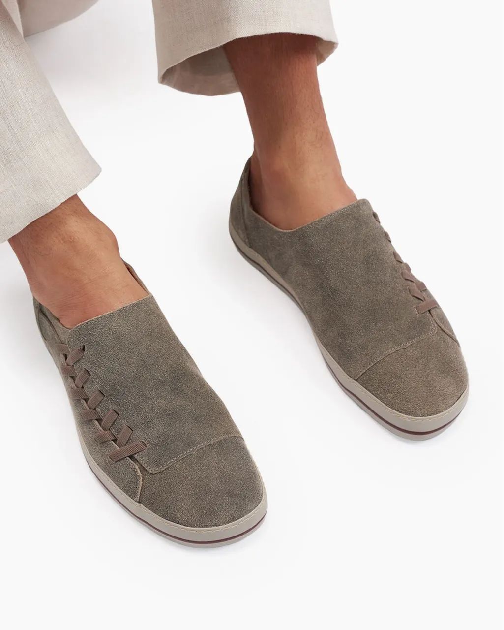 TÊNIS OUTER SHOES FRANCAX CINZA-CRAQUELE 40 - Foto 5