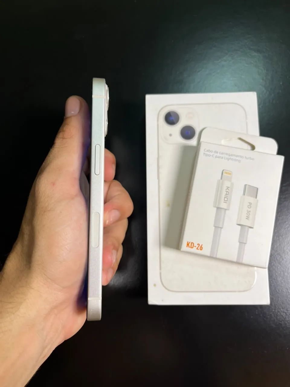 iPhone 13 Branco de 128Gb - Impecável  - Foto 5