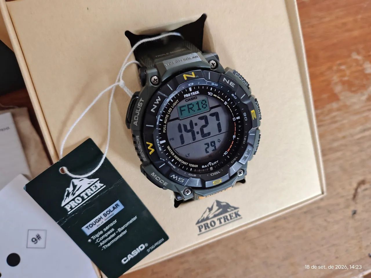 Relógio Casio protrek prg340/7 novo  - Foto 2