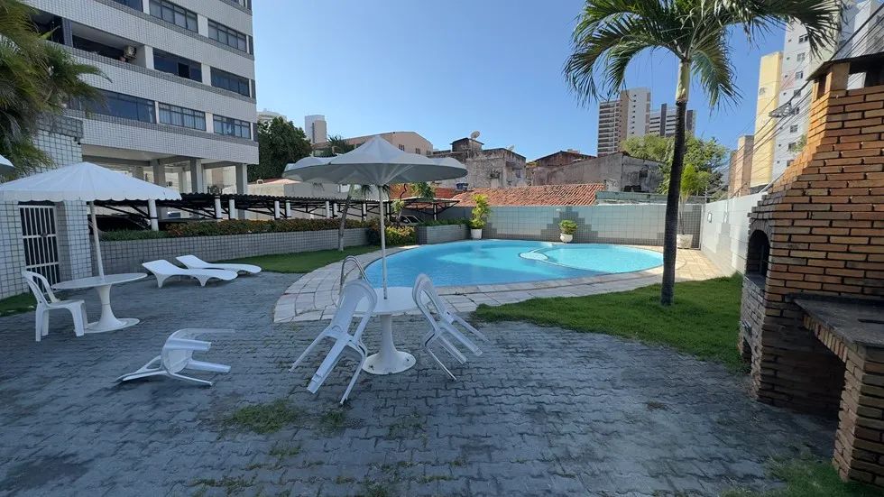 Apartamento semi-mobiliado com 3 quartos no Meireles - Foto 4