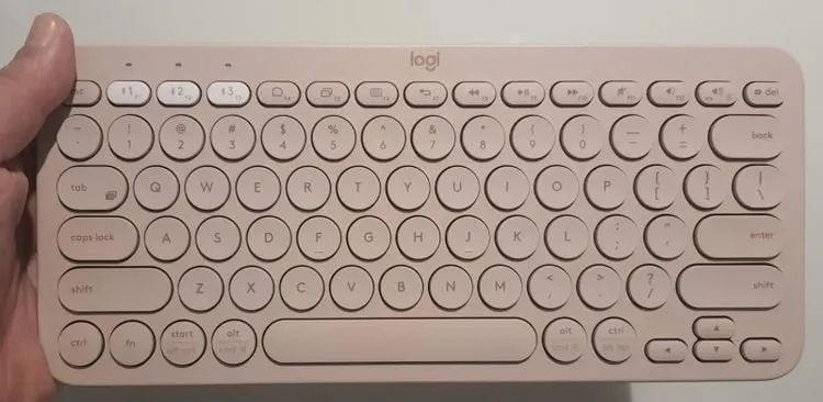 teclado bluetooth k380 logitech rosa  com case -tablet, ipad, mac, notebook - Foto 2