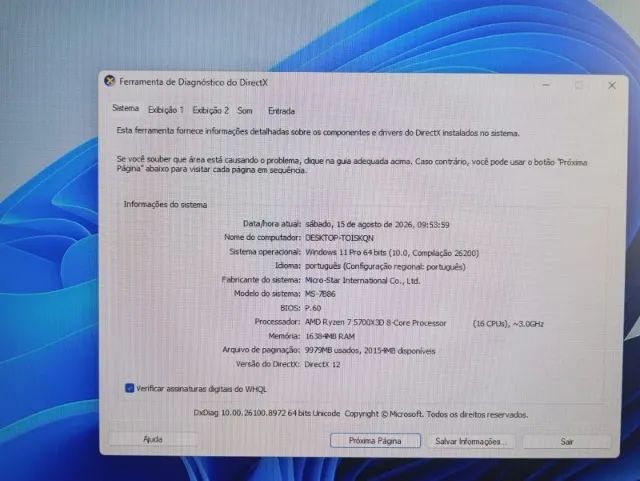 Pc gamer Ryzen 7 5700x3d 16gb - Foto 4