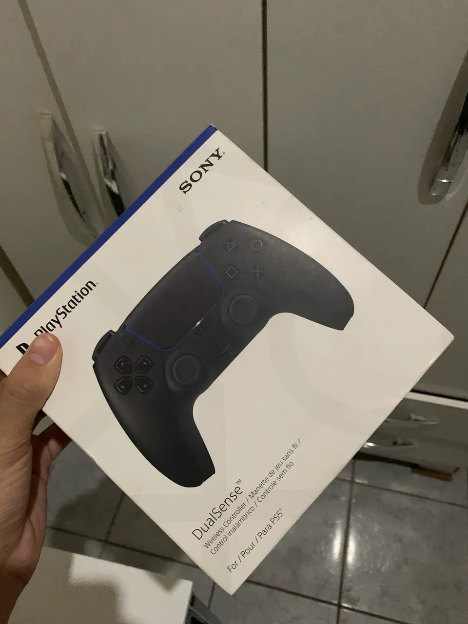 Controle ps5 preto com caixa 